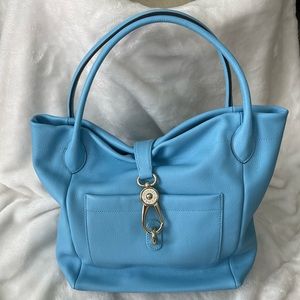 Dooney & Bourke Logo Lock Tote and mini card holder/keychain